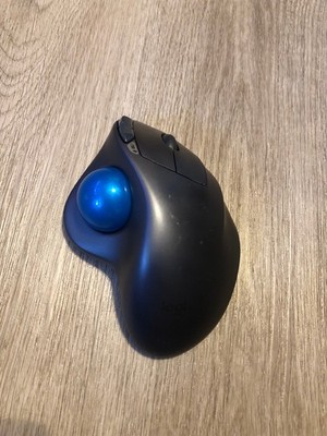 Logitech Logi M570 Wireless Trackball Blue Ball  Mouse with USB Receiver