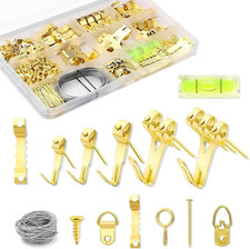 Picture Hanging Kit, Heavy Duty Frame Mirror Picture Hanging Hooks, 75Lb/40Lb/30