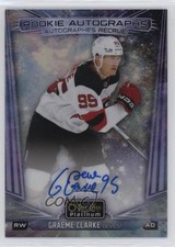 2024-25 O-Pee-Chee Platinum Rookie Cosmic 4/50 Graeme Clarke #R-GC Auto 13dl