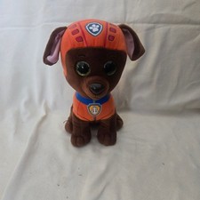 Paw Patrol "Zuma" Ty Beanie Boos Orange Brown Dog 2018 Plush 10"