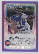 2011 Bowman Chrome Prospects Purple Refractor 700/700 Michael Brenly #BCP15 h0i