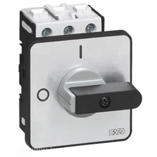 Baco Controls 0174066 25A 4 Pole Disc Sw, Encl, Grey Non-Pad MFGD