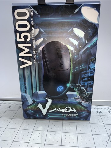 Elecom V Custom Vm600Pe Gaming Mouse, Black New - Picture 1 of 3