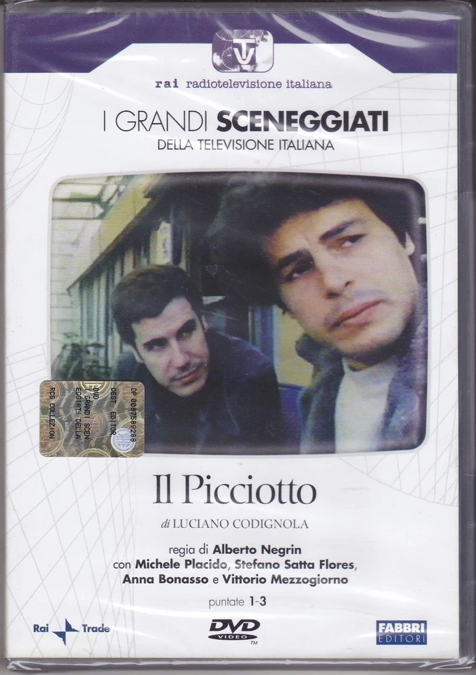 RAI TRADE 2 Dvd IL PICCIOTTO Michele Placido Sceneggiati Rai serie completa nuovo 1973