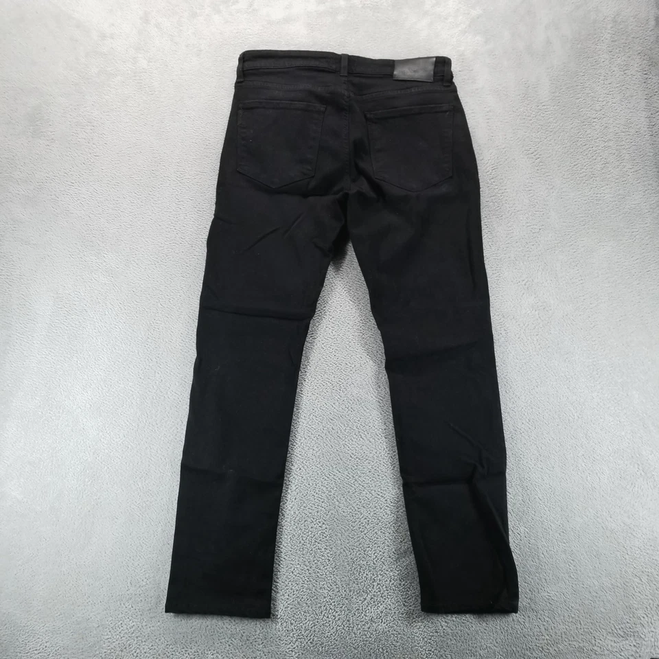 Paige Jeans Mens 31x30 Black Lennox Slim Stretch Mid Rise High Stretch - Image 2 of 4