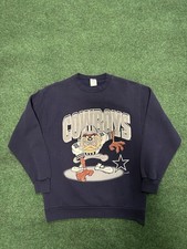 Dallas Cowboys 1996 Taz Looney Tunes Crewneck, Size Xtra Large