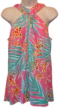 Lilly Pulitzer Multicolor Sleeveless Blouse Top Size Medium