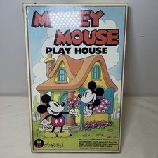 Vintage 80S Colorforms Disney Mickey Mouse Play House Minnie Flower New Sealed