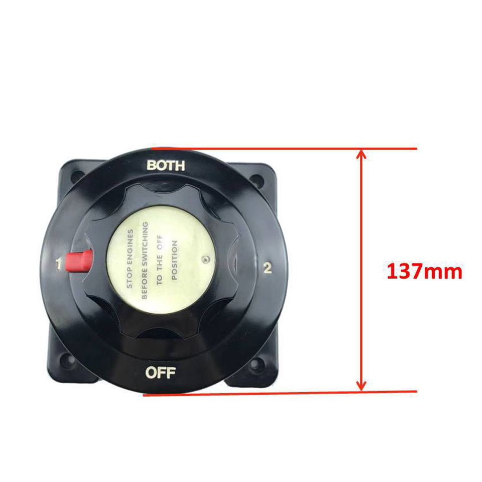 1PC Marine Dual Battery Switch Boat Isolator Selector RV/Caravan/Yacht ...
