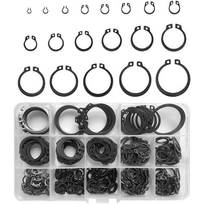Circlips Set Schraubring C-Clip Sicherungsring Metall 510 Stück