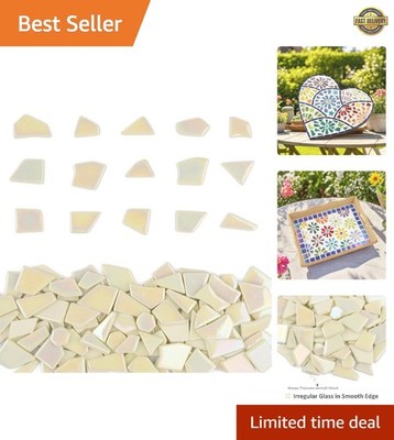 200g Iridescent Mosaic Tiles for Elegant DIY Art & Home Decor Projects