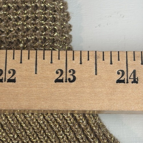 L-RL Lauren Ralph Lauren Woman's Small Gold Zipper Sweater - Picture 7 of 7