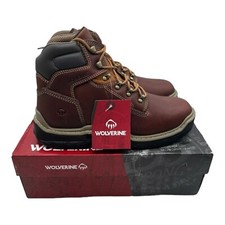 Wolverine Raider Durashock Boots Men's Size 12 6 Inch Soft Toe Work Boot Peanut