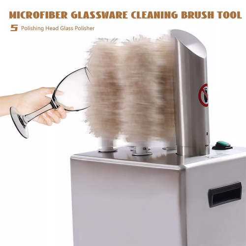 Pro Glass Polisher Quick and Easy Way to Polish and Dry Glassware Commercial Use - Picture 4 of 19