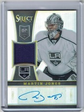 ⭐Martin Jones - 2013-14 - Select - Rookie - Jersey - Auto /99 - Silver Prizm⭐