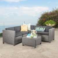 Best Selling Home Chia Patio Wicker Sectional Sofa Set, Dark Gray on sale Best Selling Home Chia Patio Wicker Sectional Sofa Set, Dark Gray on sale