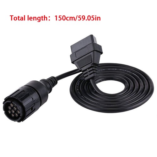 KFZ Auto 10 Pin zu 16 Pin OBD2 OBDII Diagnosekabel Adapter Für BMW ICOM Motorrad - Bild 2 von 11