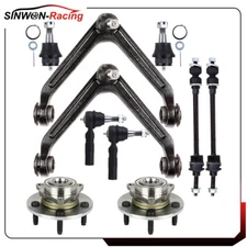 For Dodge Ram 1500 2002-2005 Front Ball Joint Tie Rod Sway Bar Wheel Bearing Hub