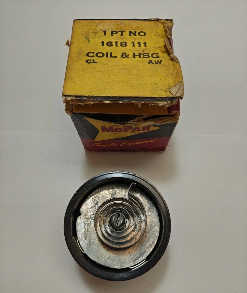 Dodge Carter 1954-1959 bobina obturadora de carburador y carcasa 6 cilindros 1618111 nuevo en stock Foto 4 de 4