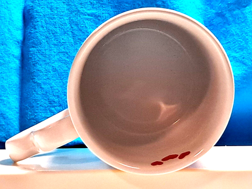GARFIELD Vintage 1978 Valentine's Day Double Sided Mug Heart Handle VERY RARE! - Picture 12 of 12