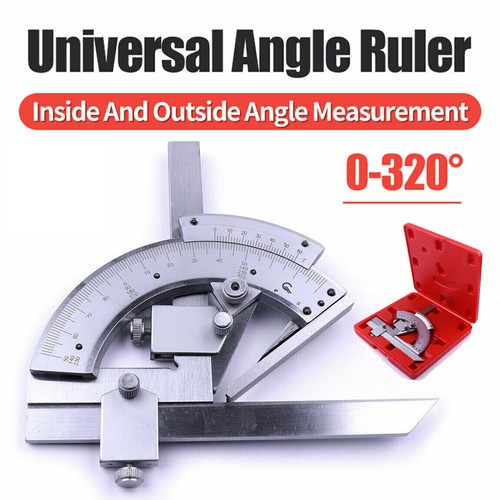 Universal Präzision Fase Winkelmesser Edelstahl Winkel Werkzeug 0-320° Angular - Bild 5 von 13