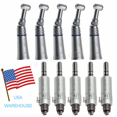 NSK Style Dental Low Speed Handpiece Push Button Contra Angle Air Motor F21