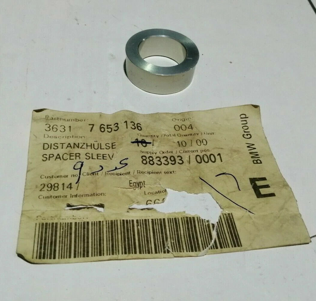NEW GENUINE BMW 36317653136 Spacer bushing, exterior B&V | eBay