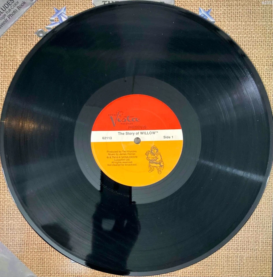 Willow 'Story of' US Vinyl LP First Pressing James Horner Ron Howard 1988 - Image 3 of 4