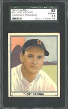 1941 Play Ball #15 Joe Cronin - SGC 55