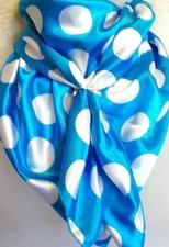 Wild Rag Scarf Western Cowboy Buckaroo Scarves Bandana Silky polka dot