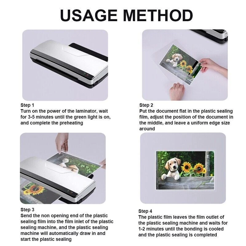 Bolsas de laminação térmica transparente 5 mil letras tamanho 9 x 11,5 folhas laminadoras - Imagem 2 de 4