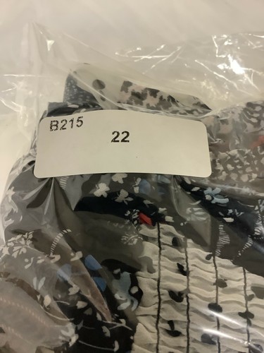 Tommy Hilfiger Bon Sorbonne Long Dress Womens Size L Multicolor Smocked Waist - Picture 9 of 9