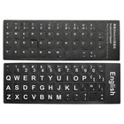 2Pack Englisch und Deutsch Tastatur Aufkleber Universelle Tastatur Ersatz Deckel