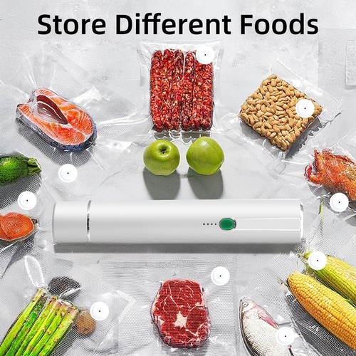 Vacuum Sealer,vacuum sealer for food,handheld vacuum sealer compact W/5 Free Bag - Picture 8 of 9