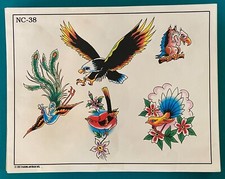 Spaulding and Rogers Tattoo Flash Sheet NC-38