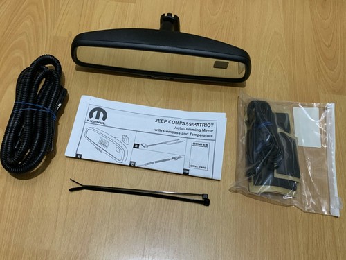 FACTORY OEM 07 08 09 Jeep Compass/Patriot Auto Dim Rear View Mirror Compass Temp - 第 3/11 張圖片