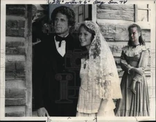 1979 Press Photo Ben Murphy, Glynnis O'Connor & Susan Swift in "The Chisholms"