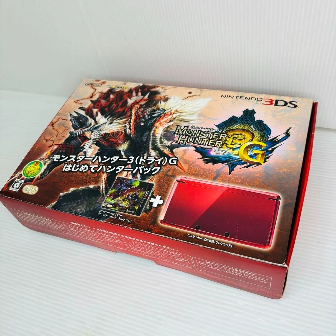 Nintendo 3DS MH3(トライ)G ハジメテハンターP フレアレッド