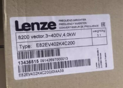 E82EV402K4C200 Neu Versiegelt Lenze E82EV402_4C200 Converter E82EV402K4C200