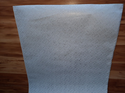 Vintage Gift Plant ~ Wrap Paper ~ Silver Metallic Foil with Design 18" x ?" Roll - Picture 14 of 16