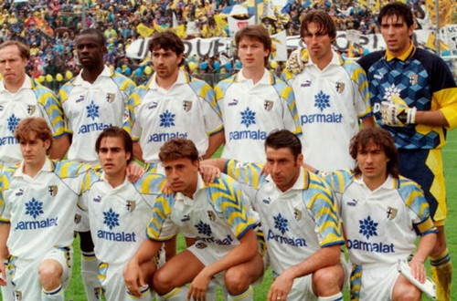 AC PARMA 1995-1997 Parmalat camiseta shirt trikot maillot maglia - Picture 4 of 8