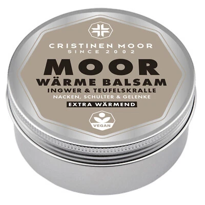 CRISTINENMOOR CRISTINEN MOOR balsamo termico palude 200 ml - balsamo ricco di burro di karitè per muscoli e articolazioni