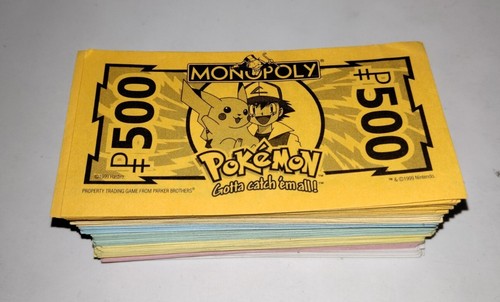 1999 Pokémon Monopoly Collector's Edition Poké Money Replacement - Picture 6 of 7