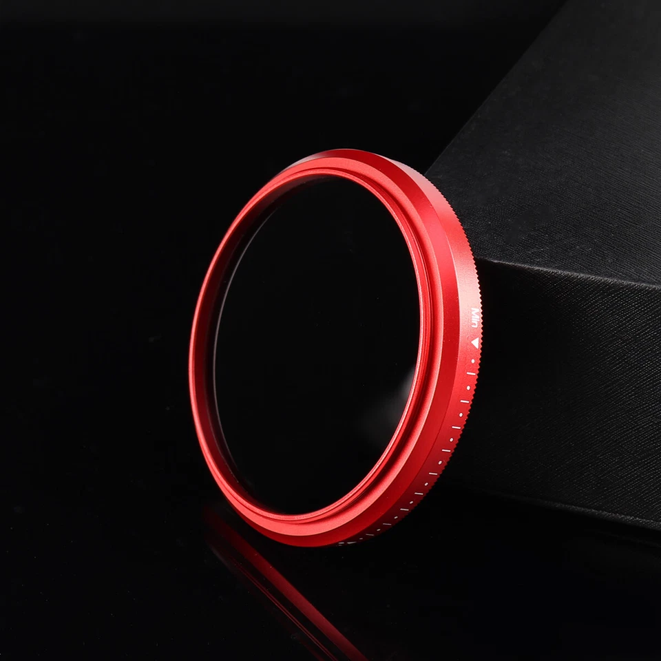 FOTGA Red Frame 52mm Variable ND Filter Fader Neutral Density ND2 ND8 to ND400 - Image 3 of 4