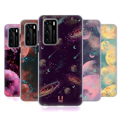 HEAD CASE DESIGNS GLITTER PASTEL PLANETS PRINT SOFT GEL CASE FOR HUAWEI PHONES 4