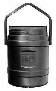 On Time Sonic Shaker Wildlife Rice Bran Feeder 10 Gallon Black