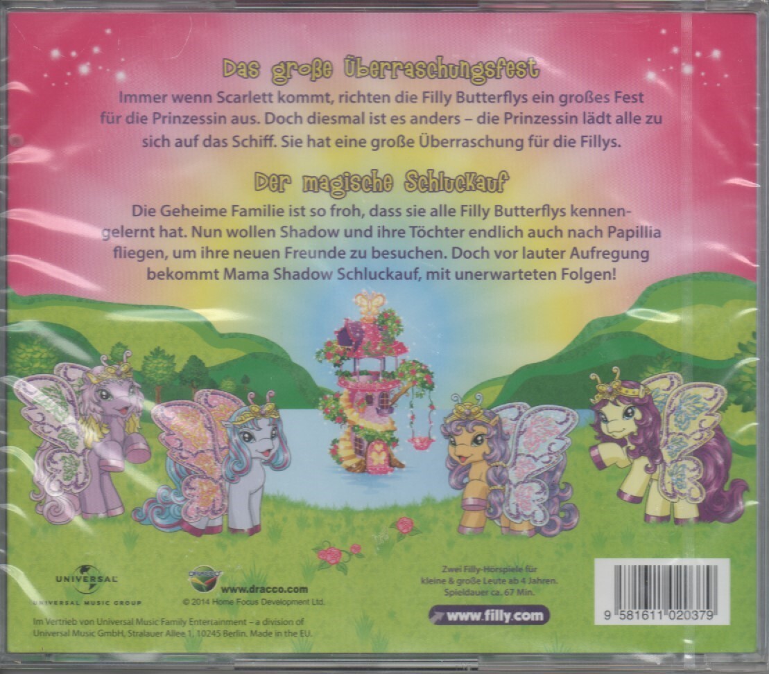 Thumbnail - Filly Butterfly Das Große Überraschungsfest Der Lustige Schluckauf Cd
