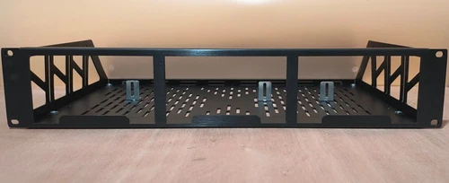 Rack Shelf Vented 2U Custom Faceplate For Sonos Connect
