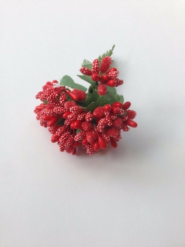 12 Mini Mulberry Stems Artificial Flowers Stamens Craft Length 6-8 cm - Picture 8 of 23