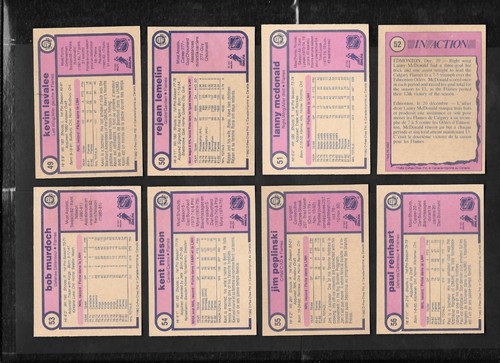 1982-83 OPC 82-83 O PEE CHEE NHL HOCKEY CARD & ERROR VARIATION 1-132 SEE LIST - Picture 109 of 269